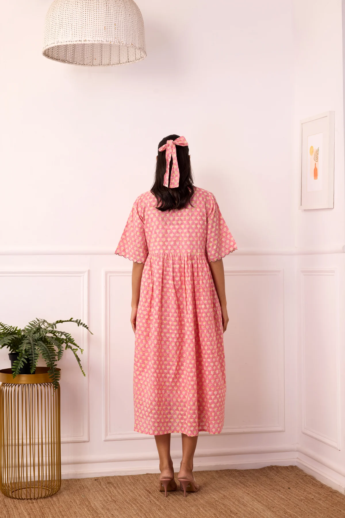 Ambarsariya Pink Loose Fit Dress - Image 5