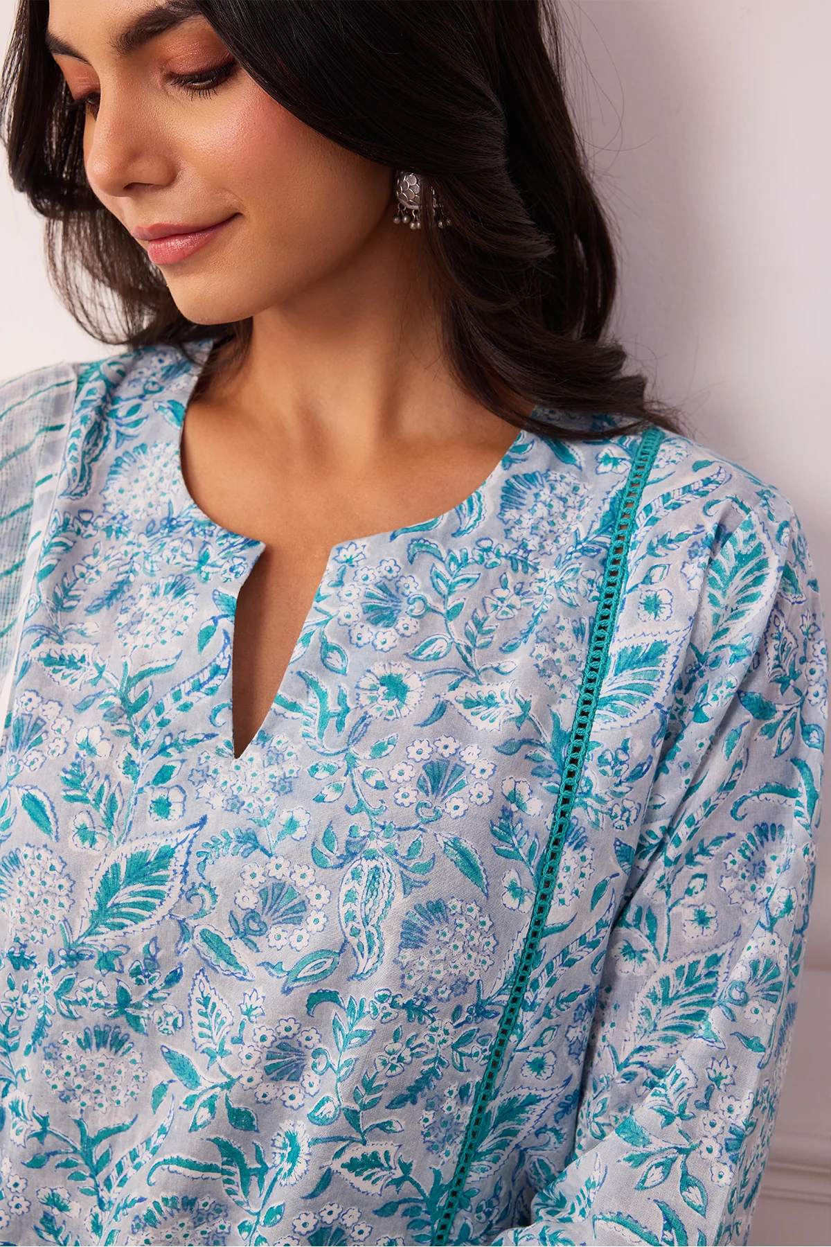 Gul-Posh Grey Cotton Suit Set of 3 - Image 7
